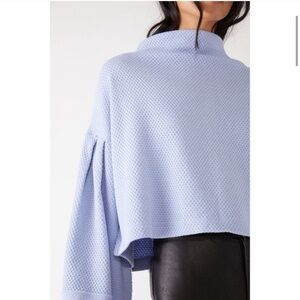 Free people we the free bunny tee in blue moon quartz